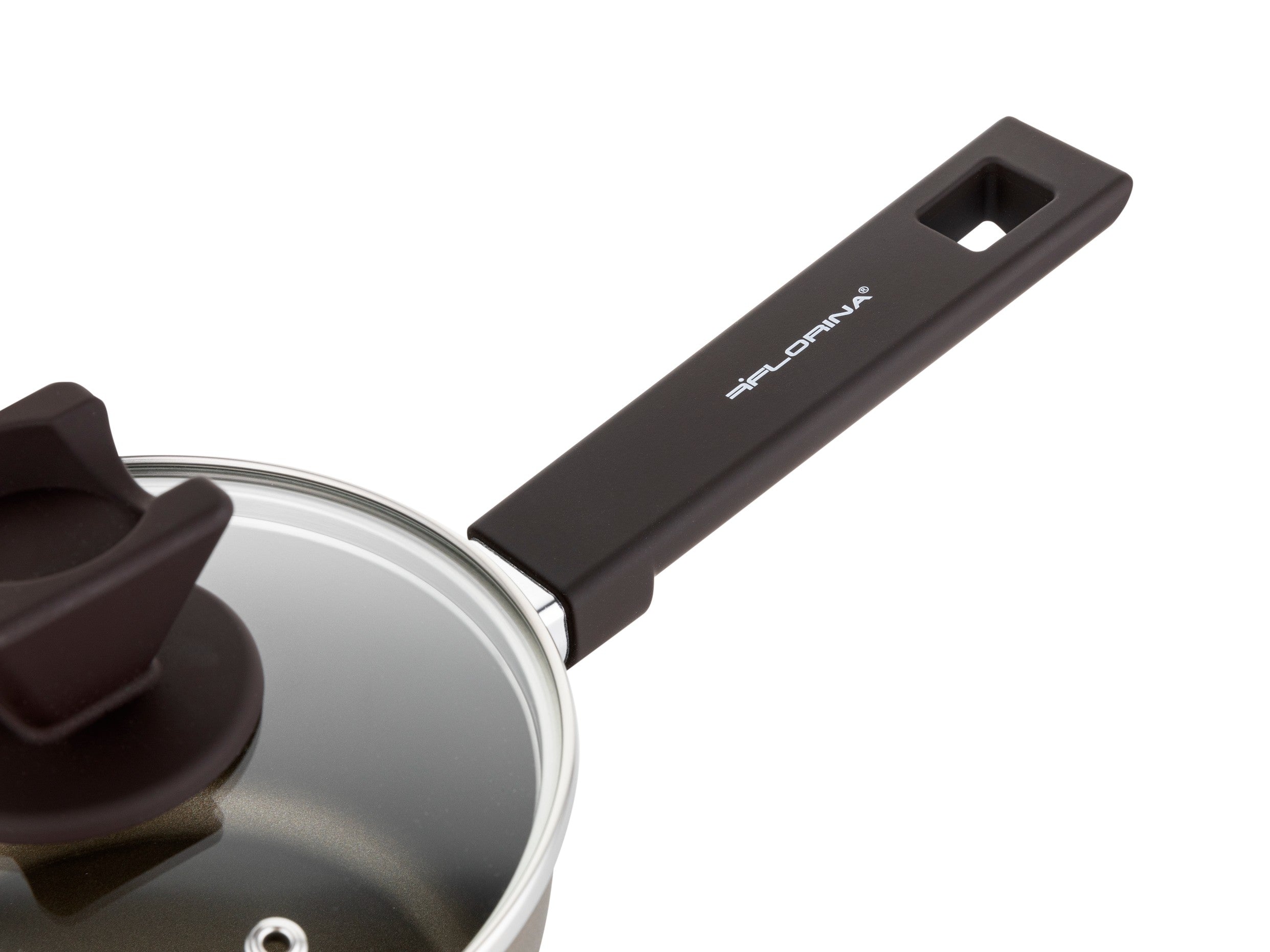 Zestaw 4 elementowy komplet garnków Florina Aston szampański | aluminum | powłoka non-stick| wszystkie typy kuchenek