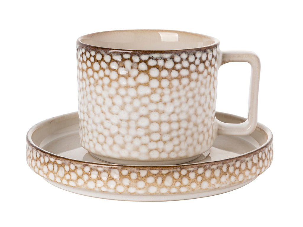 Zestaw 4 elementowy komplet porcelany Gambia fliliżanka