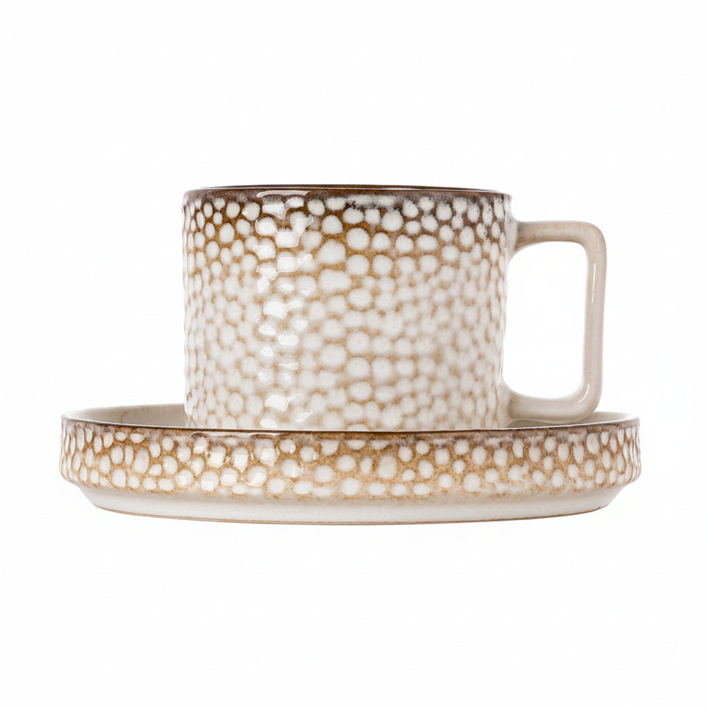 Zestaw 4 elementowy komplet porcelany Gambia fliliżanka