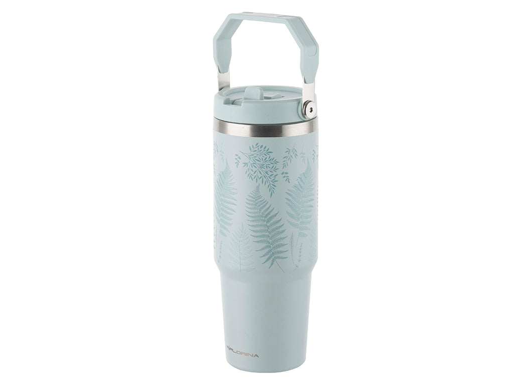 KUBEK TERMICZNY NIERDZEWNY MUKI 890ML LIŚCIE