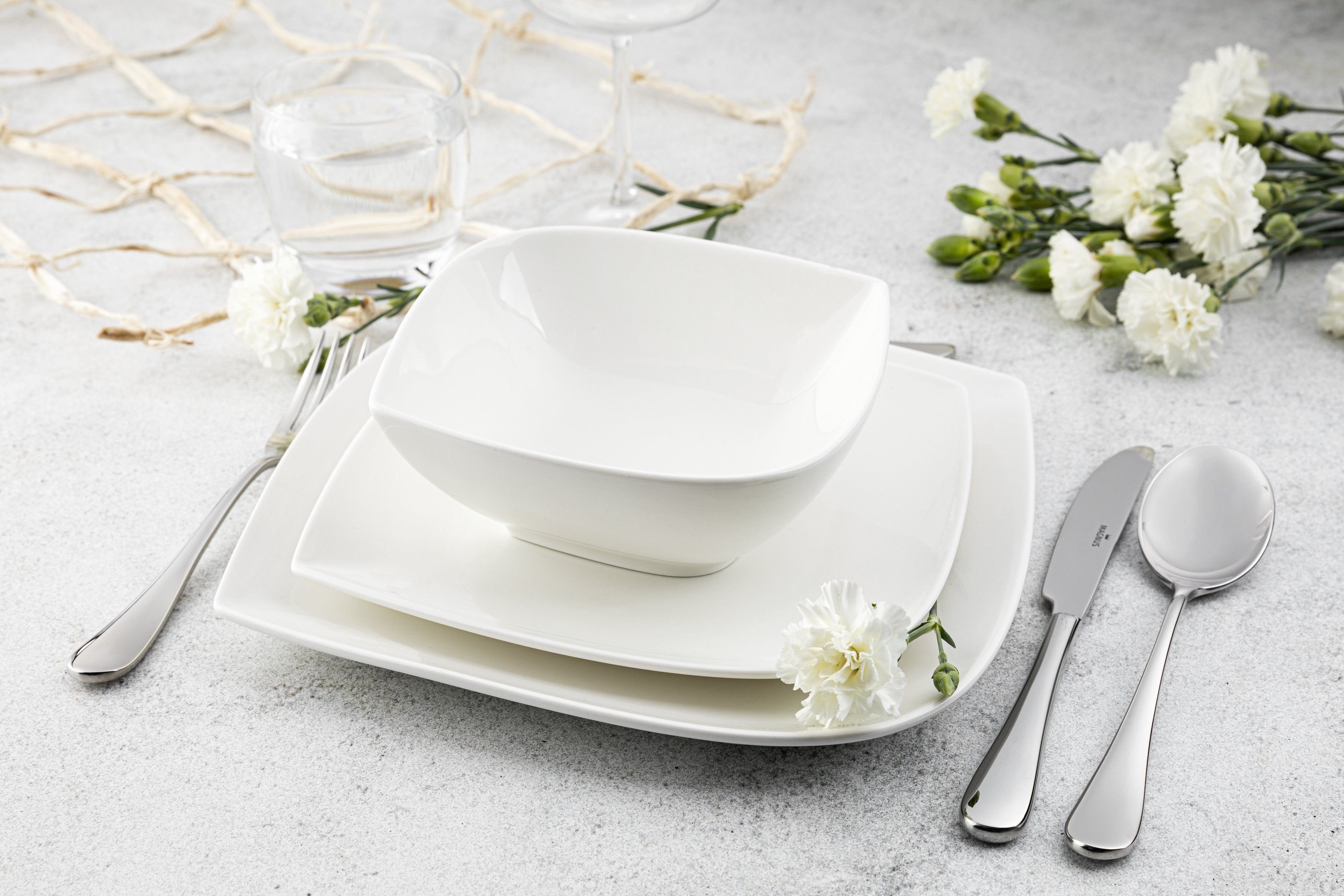 Talerz śniadaniowy Florina Moss 21,5 cm porcelana