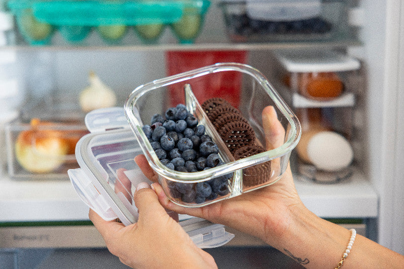 Pojemnik do żywności Florina Frigo szklany podwójny 750 ml