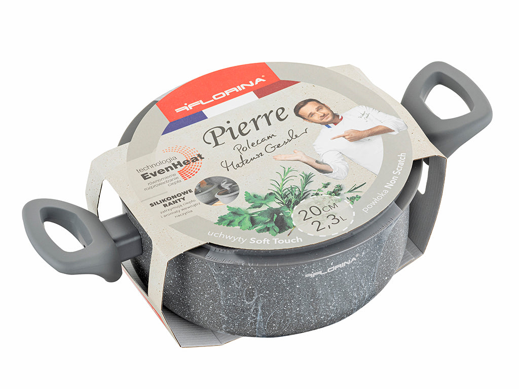 GARNEK ALUMINIOWY PIERRE 20CM 2,3L Z/P MG
