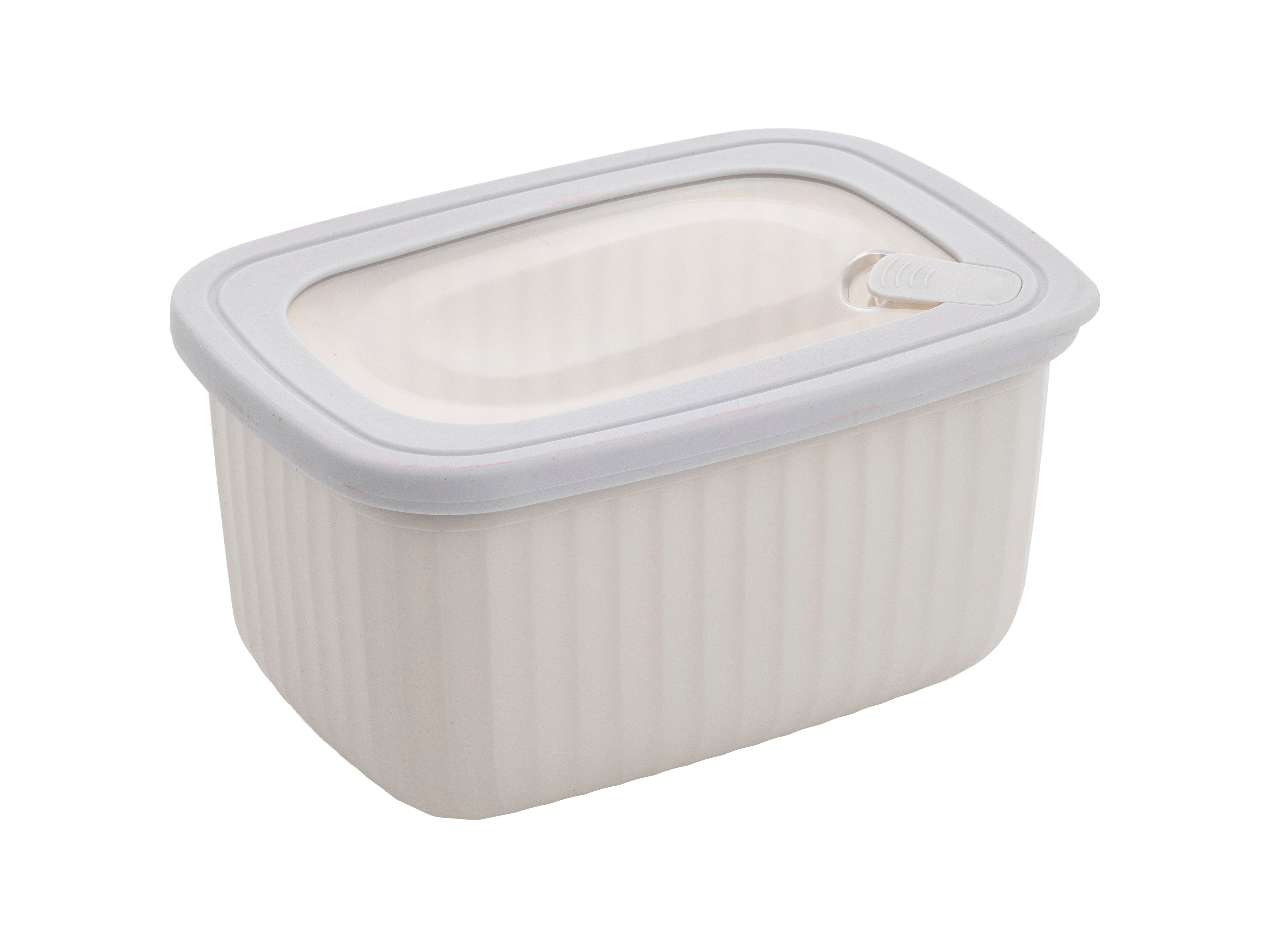 POJEMNIK PLASTIKOWY PROSTOKĄTNY VINCENT 1,4L SZARY