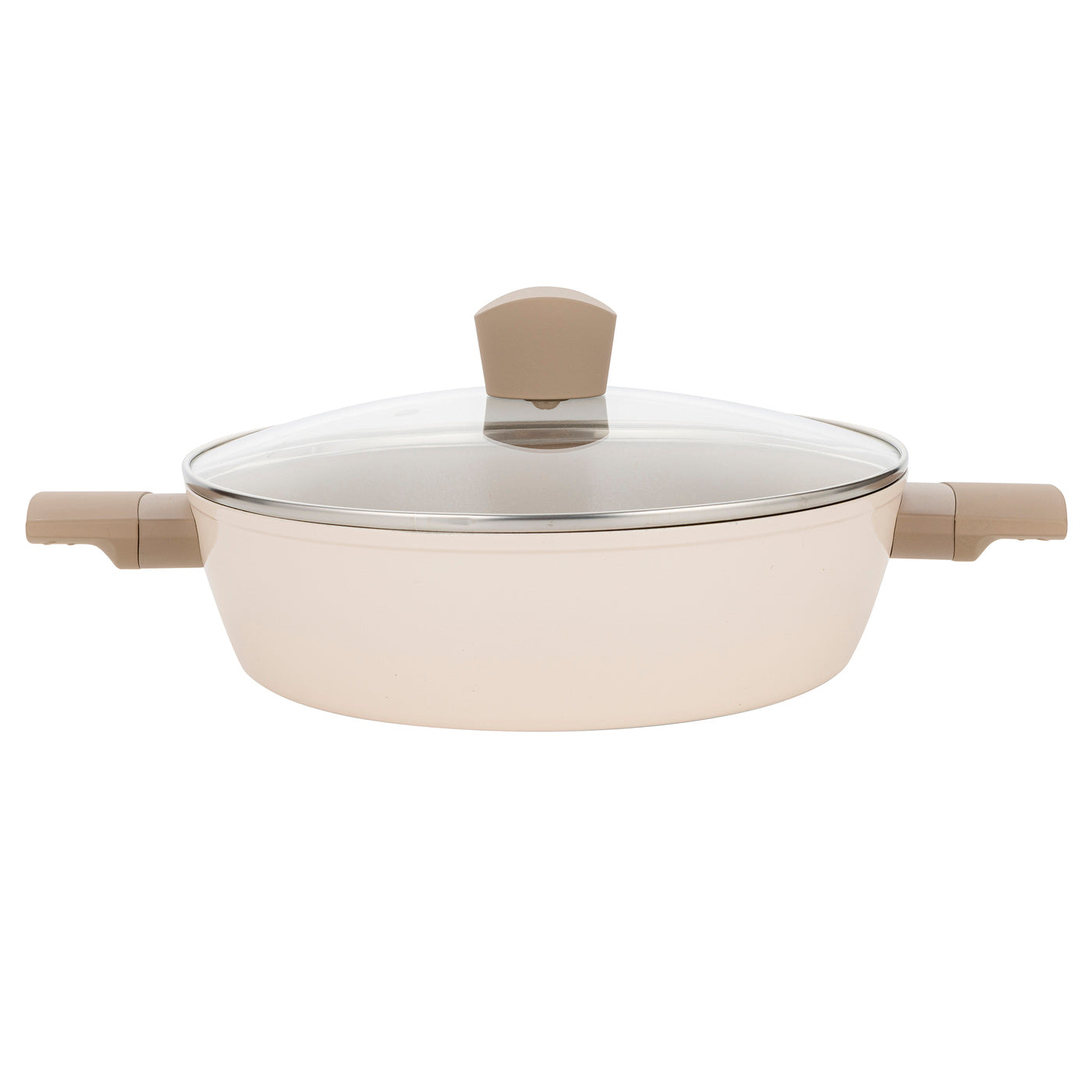 Patelnia głęboka aluminiowa Florina Mokka 28 cm 3,3 l