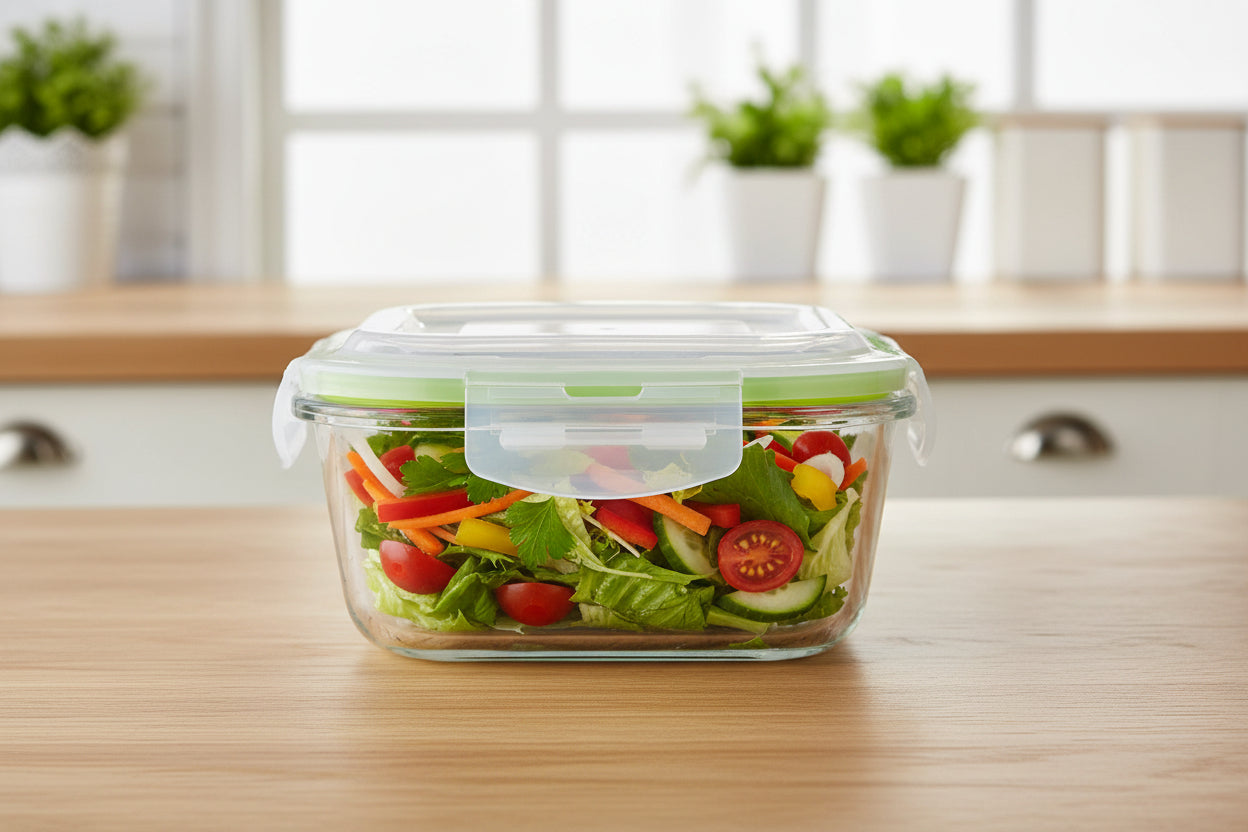 Pojemnik do żywności Florina Frigo szklany 2200 ml kwadratowy