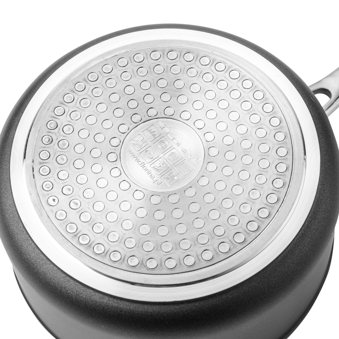 Zestaw 5 elementowy komplet garnków i patelni Florina Stix czarny | aluminum | powłoka Non-Stick | wszystkie typy kuchenek