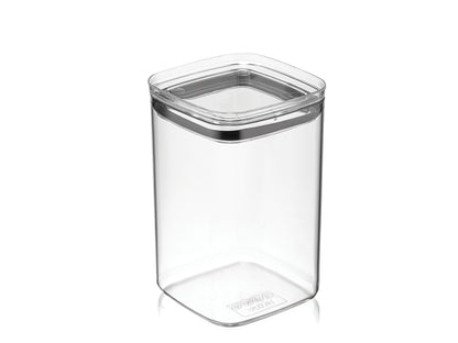 POJEMNIK DO PRZECHOWYWANIA ŻYWNOŚCI PLASTIKOWY KWADRATOWY CRYSTAL 1,4L