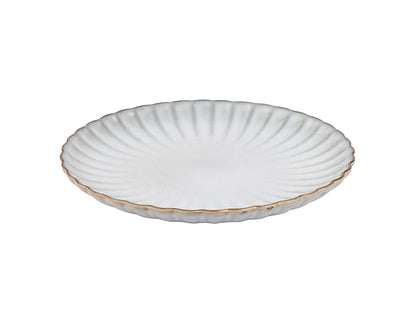 Zestaw 12 elementowy komplet porcelany Atlantica szara
