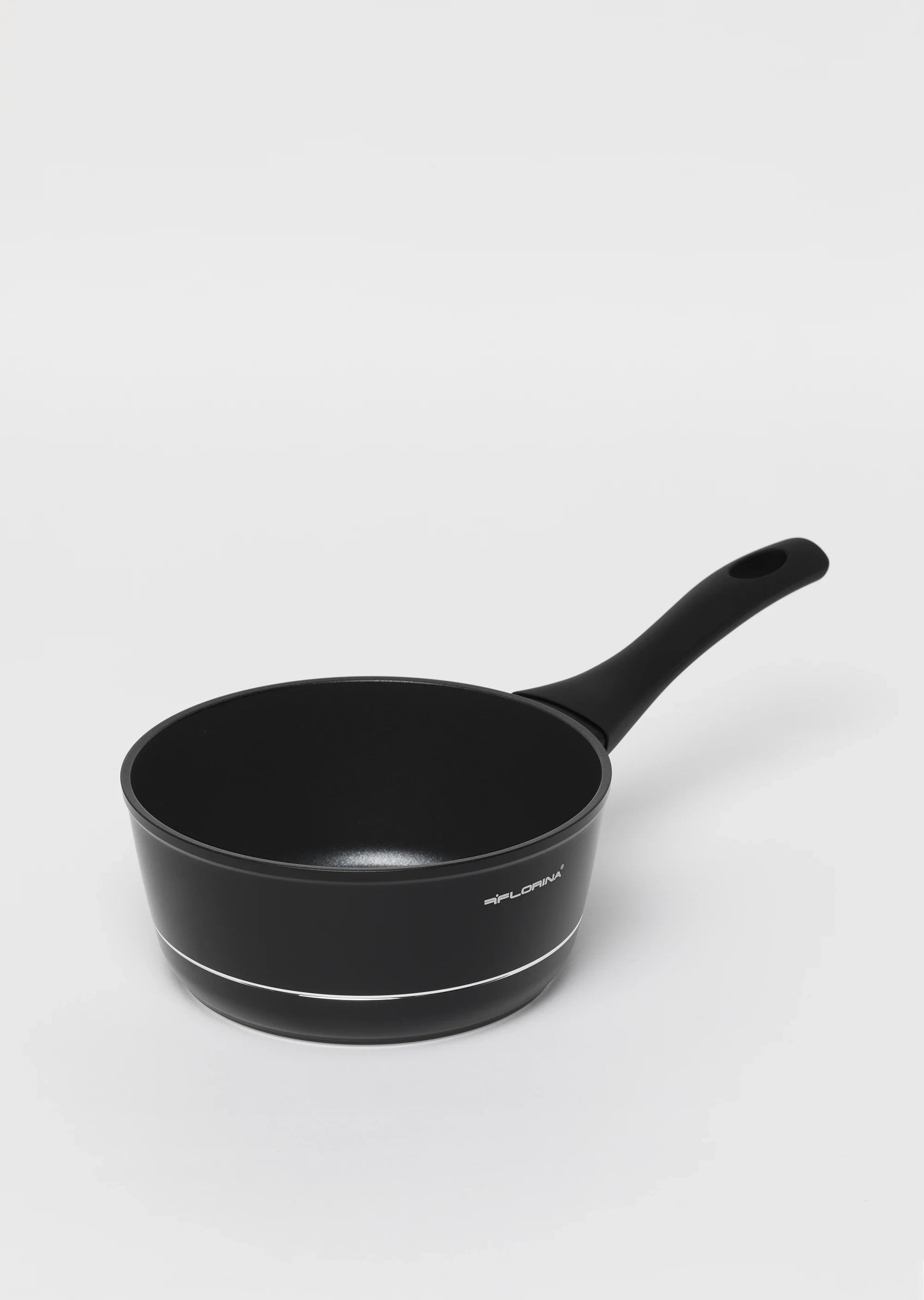 Zestaw 6 elementowy komplet garnków Florina Delux by Mateusz Gessler czarny| aluminum | powłoka nieprzywierająca | wszystkie typy kuchenek | system kontorli ciepła