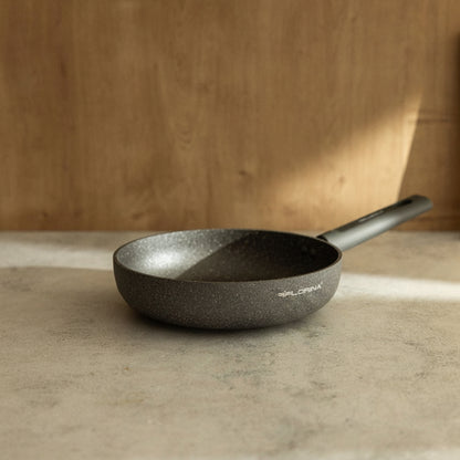 Zestaw 2 sztuk garnków i 1 patelni FLORINA LAVA STONE by Mateusz Gessler 18 cm 20 cm 20 cm