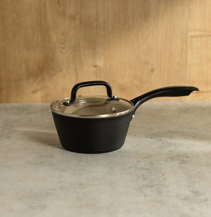 Zestaw rondel + garnek aluminiowy Florina Carina Black 16 cm 20 cm