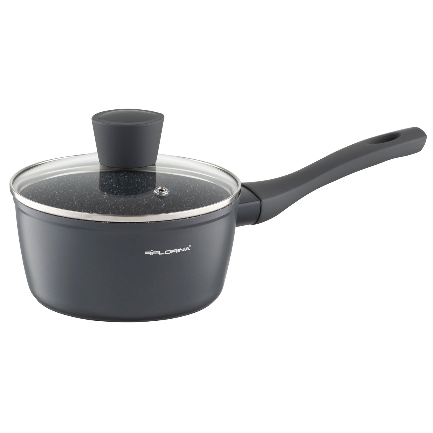 Zestaw 4 elementowy komplet garnków Florina Savoy by Mateusz Gessler ciemny szary| aluminum | powłoka non-stick| wszystkie typy kuchenek