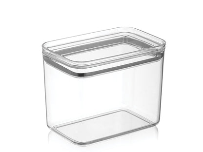 POJEMNIK DO PRZECHOWYWANIA ŻYWNOŚCI PLASTIKOWY PROSTOKĄTNY CRYSTAL 1,5L