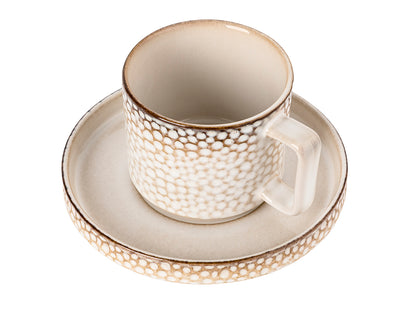 Zestaw 4 elementowy komplet porcelany Gambia fliliżanka