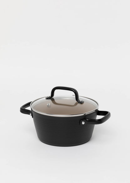 Garnek Aluminium Carina Black 20 cm 2,2 l