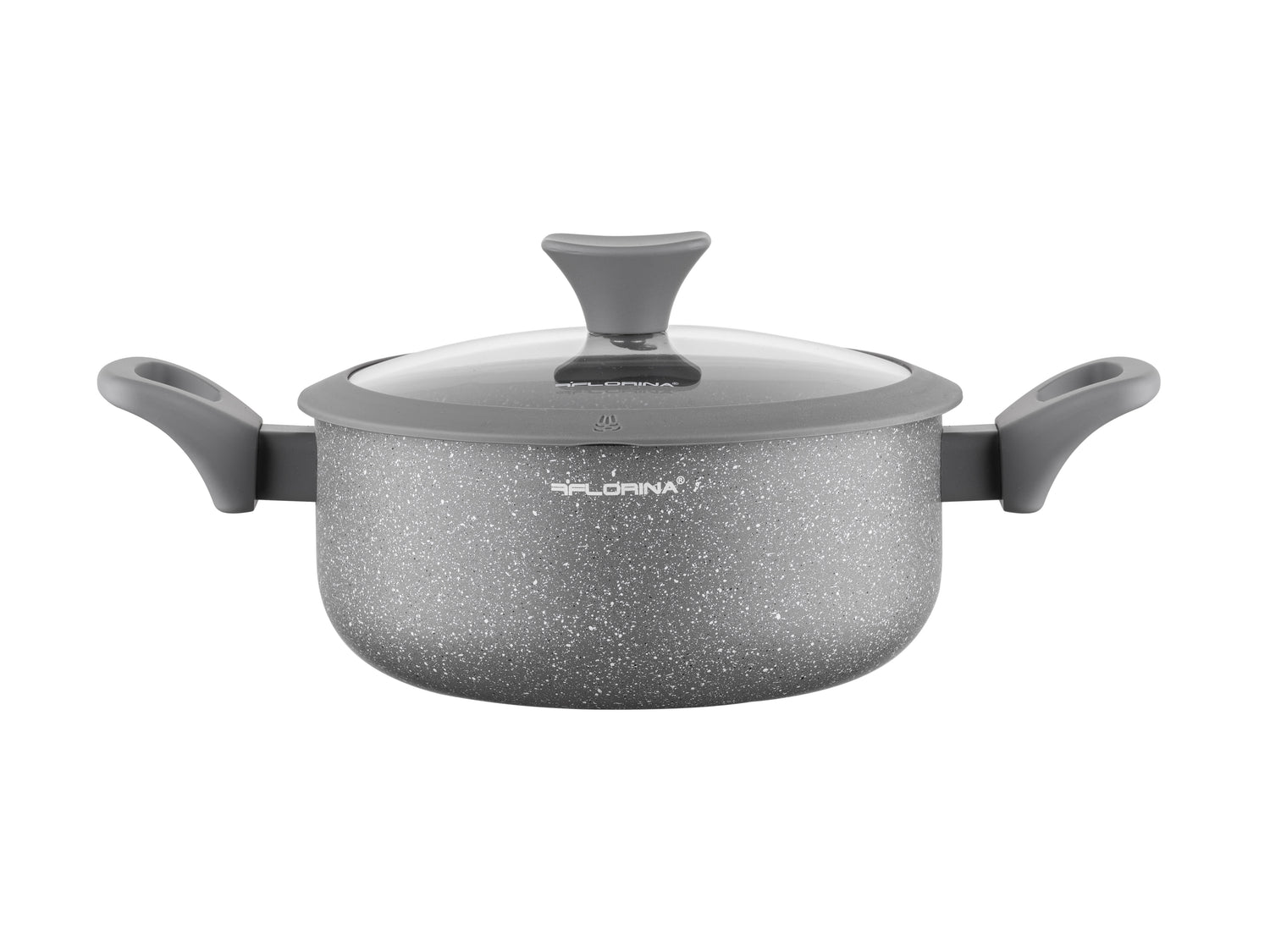 Komplet 7 elementowy garnków i patelni pierre by mateusz gessler szary