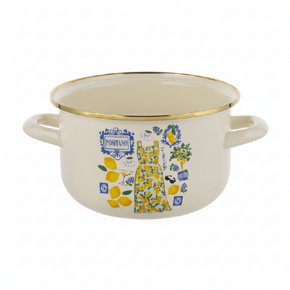GARNKI EMALIOWANE POSITANO 22CM 5,4L