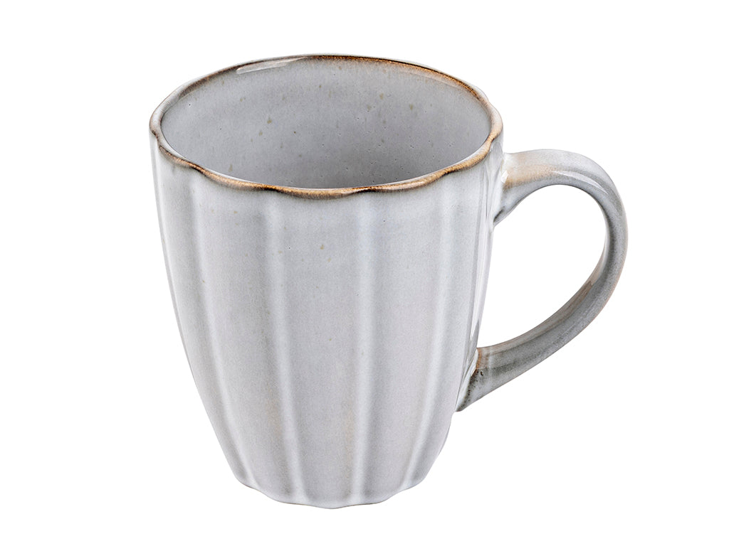 Zestaw 20 elementowy komplet porcelany Atlantica szara