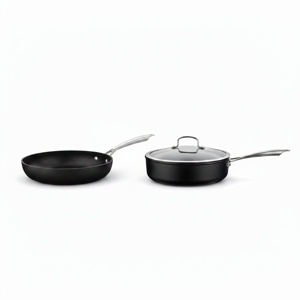Zestaw 2 elementowy komplet patelni Florina Stix czarny | aluminum | powłoka Non-Stick | wszystkie typy kuchenek