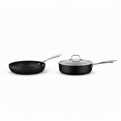 Zestaw 2 elementowy komplet patelni Florina Stix czarny | aluminum | powłoka Non-Stick | wszystkie typy kuchenek