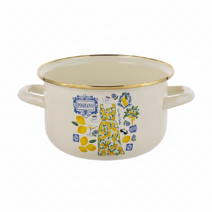 GARNKI EMALIOWANE POSITANO 18CM 2,7L