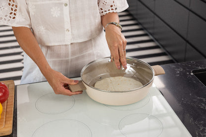 Patelnia głęboka aluminiowa Florina Mokka 28 cm 3,3 l
