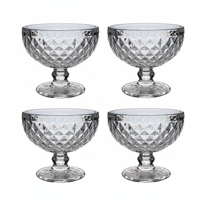 Zestaw 4 pucharków do lodów Cristal 350ml
