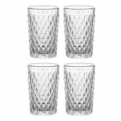 Zestaw 4 szklanek long drink Florina Cristal 340 ml