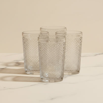 Zestaw 4 szklanek long drink Florina Alexis 340 ml