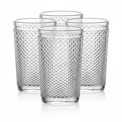 Zestaw 4 szklanek long drink Florina Alexis 340 ml