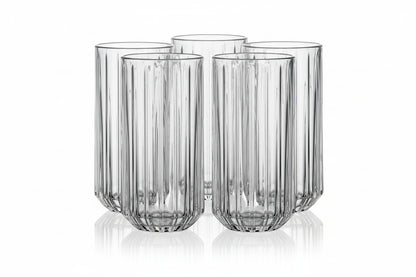 Zestaw 4 szklanek long drink Florina Stretto 390 ml