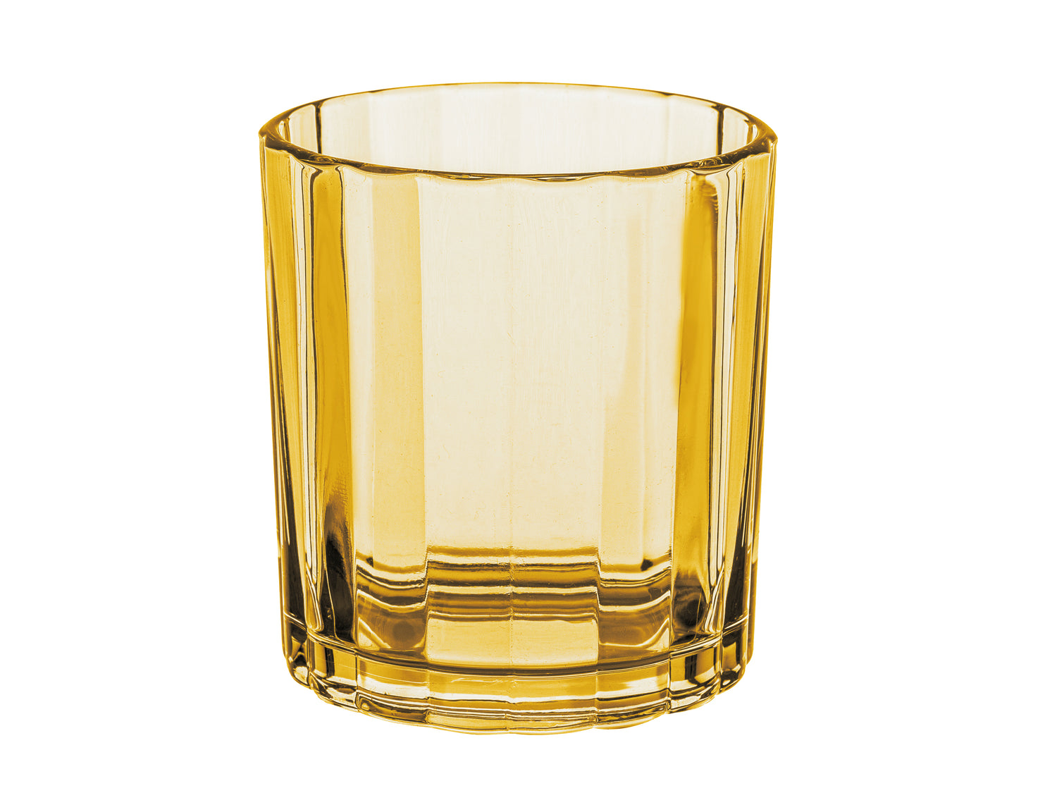 Czas na orzeźwienie - 4 x szklanka Sorrento 310 ml żółta + słomki szklane Lemonado + foremka Amarelo