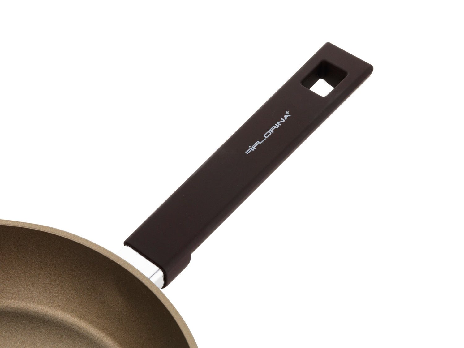 Zestaw 3 elementowy komplet patleni Florina Aston szampański | aluminum | powłoka non-stick| wszystkie typy kuchenek