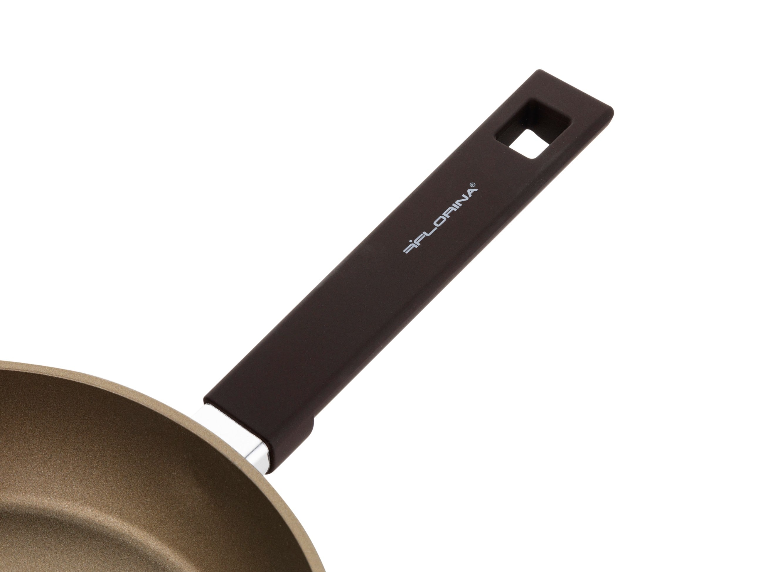 Zestaw 3 elementowy komplet patleni Florina Aston szampański | aluminum | powłoka non-stick| wszystkie typy kuchenek