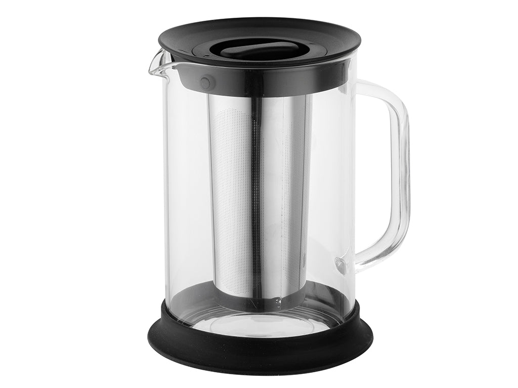 DZBANEK SZKLANY LARGO 1,5L Z ZAPARZACZEM