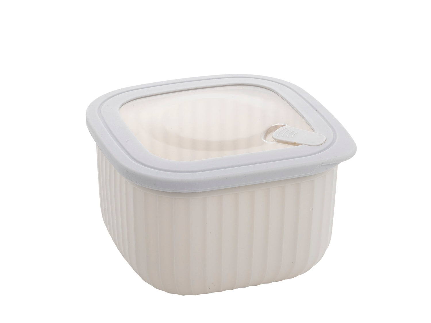 POJEMNIK PLASTIKOWY KWADRATOWY VINCENT 2,4L SZARY