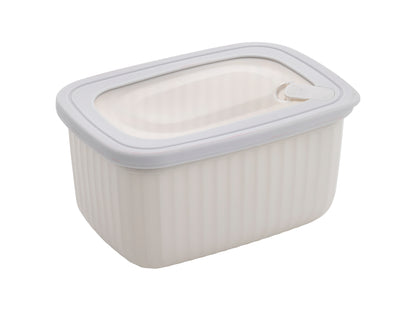 POJEMNIK PLASTIKOWY PROSTOKĄTNY VINCENT 1,4L SZARY