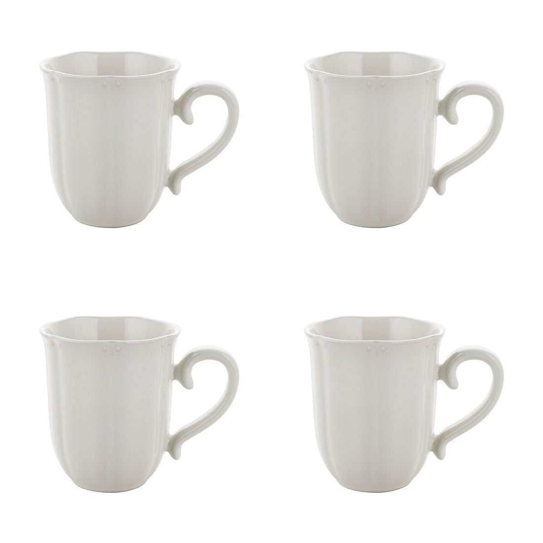 Zestaw 4 elementowy komplet porcelany Etera kubki