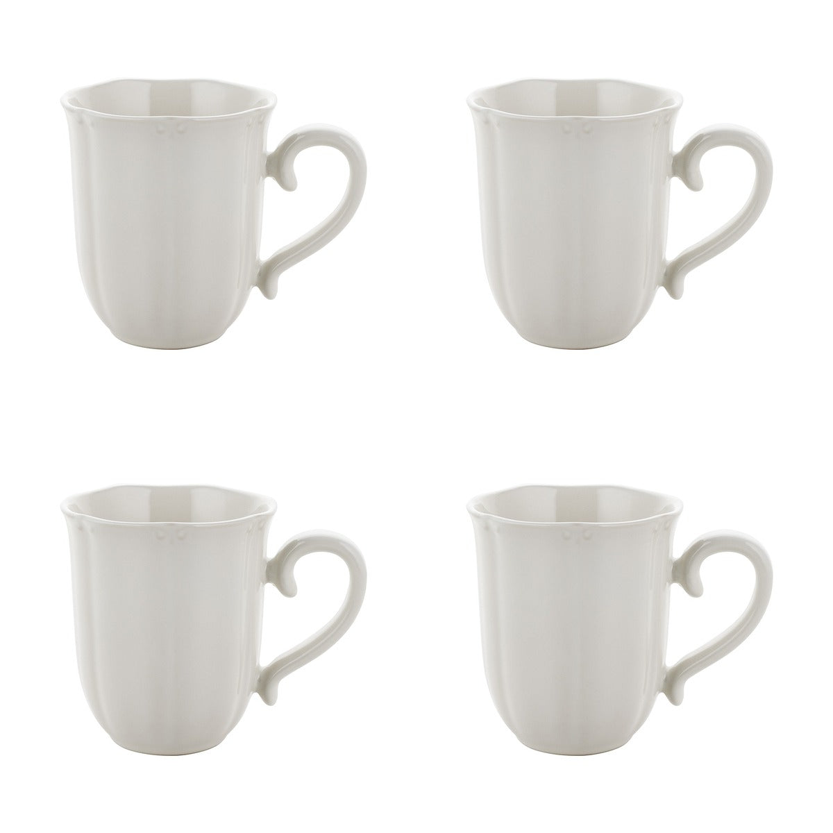 Zestaw 4 elementowy komplet porcelany Etera kubki