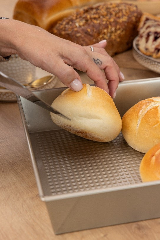 Zestaw 3 elementowy komplet blach Florina cookie szampański| stal węglowa | do każdego piekanika