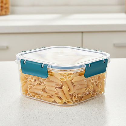 POJEMNIK DO ŻYWNOŚCI PLASTIKOWY KWADRATOWY CLIP GUARD 1,8L NIEBIESKI