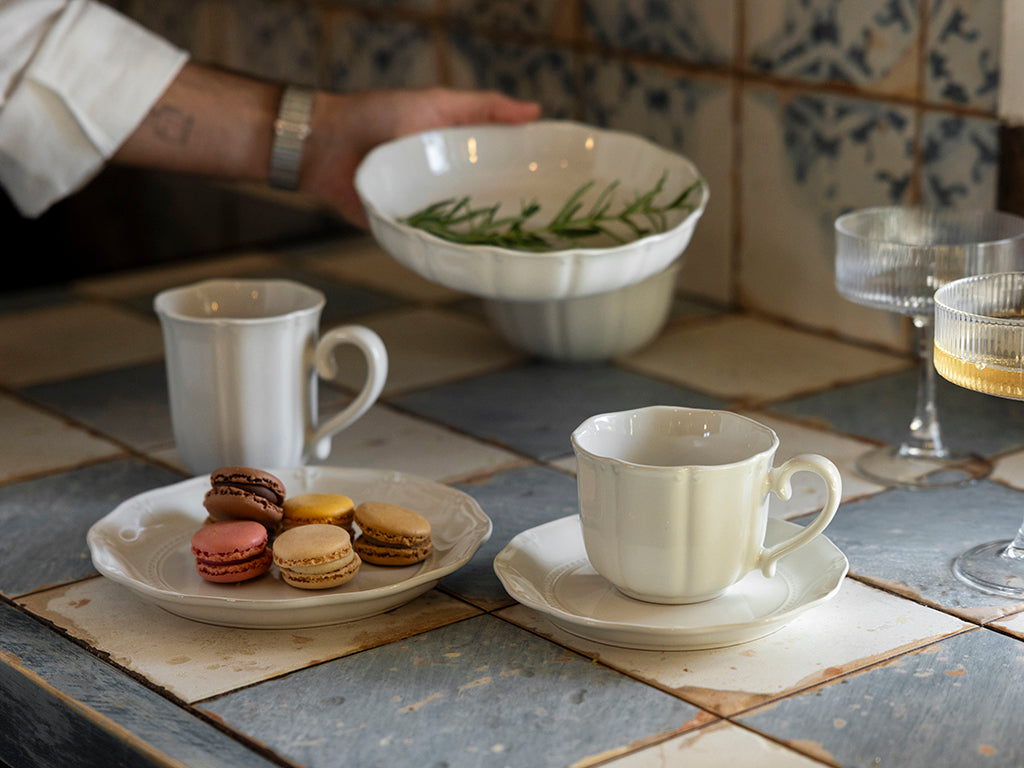 Zestaw 6 elementowy komplet porcelany Etera 6 x filiżanka