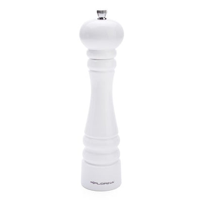 Młynek do przypraw klasyczny Florina biały 24 cm