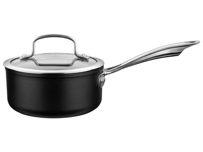 Zestaw 3 elementowy komplet garnków Florina Stix czarny | aluminum | powłoka Non-Stick | wszystkie typy kuchenek
