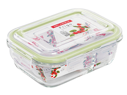 Pojemnik do żywności Florina Frigo szklany podwójny 600 ml