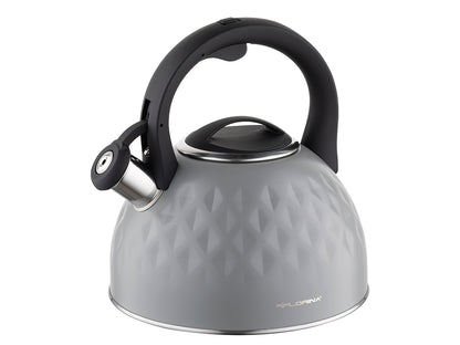 CZAJNIK NIERDZEWNY DIAMANTE 2,5L JASNY SZARY