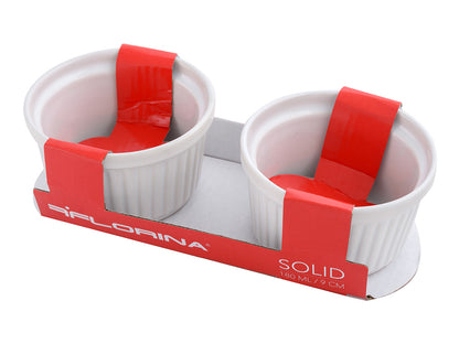 KOKILKI SOLID 2SZT 180ML BIAŁE