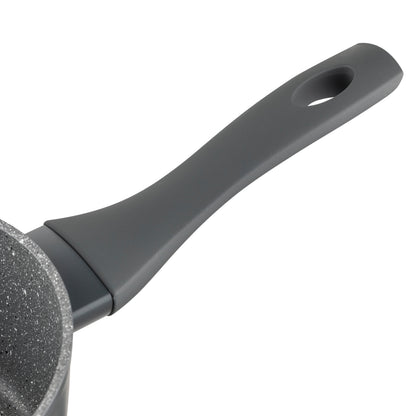 Zestaw 7 elementowy komplet patelni i garnków Florina Savoy by Mateusz Gessler ciemny szary| aluminum | powłoka non-stick| wszystkie typy kuchenek