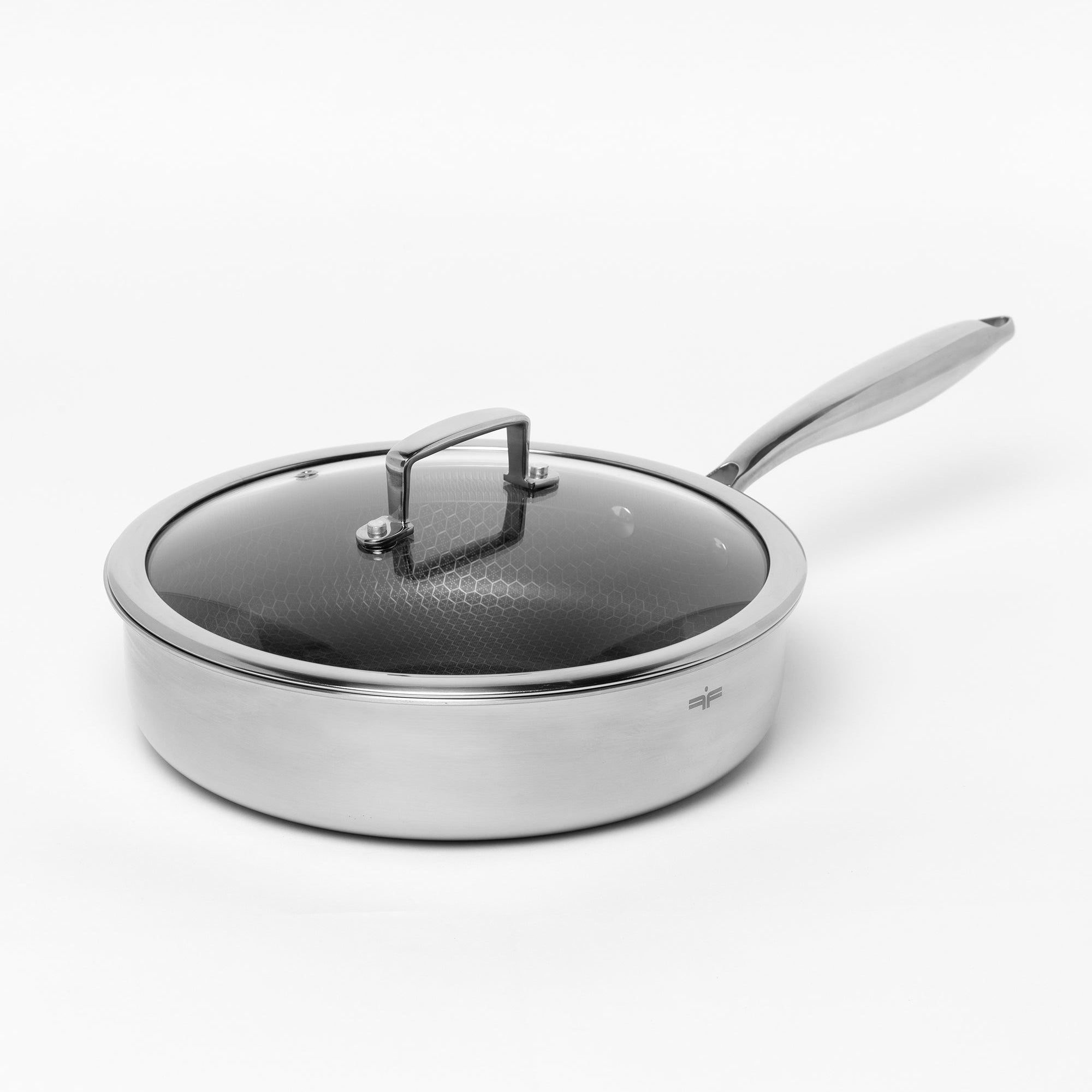 Zestaw 2 elementowy komplet patelni głęboka; wok Florina Aristo Plus | stal nierdzewna| 26 cm 28 cm